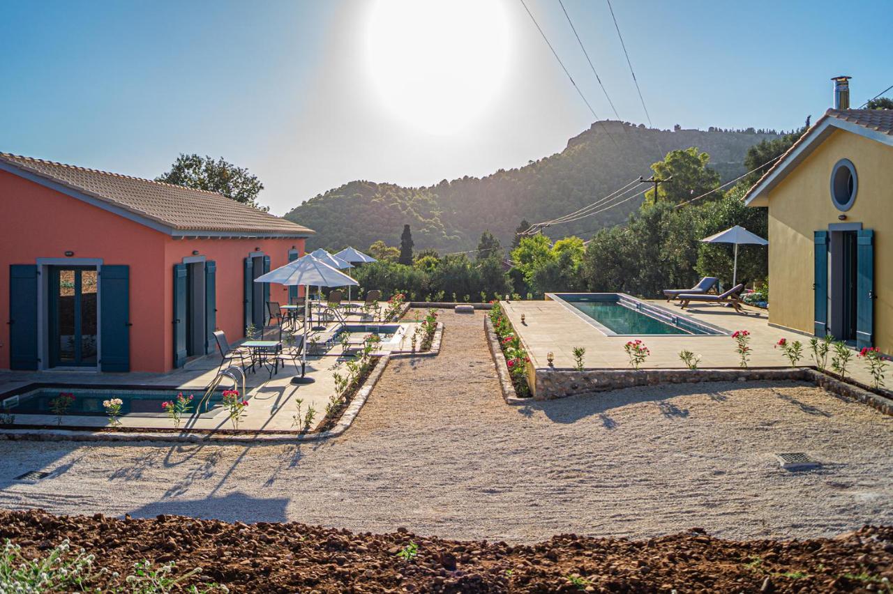 Throisma Studios With Private Pool & Parking Asos Exterior foto